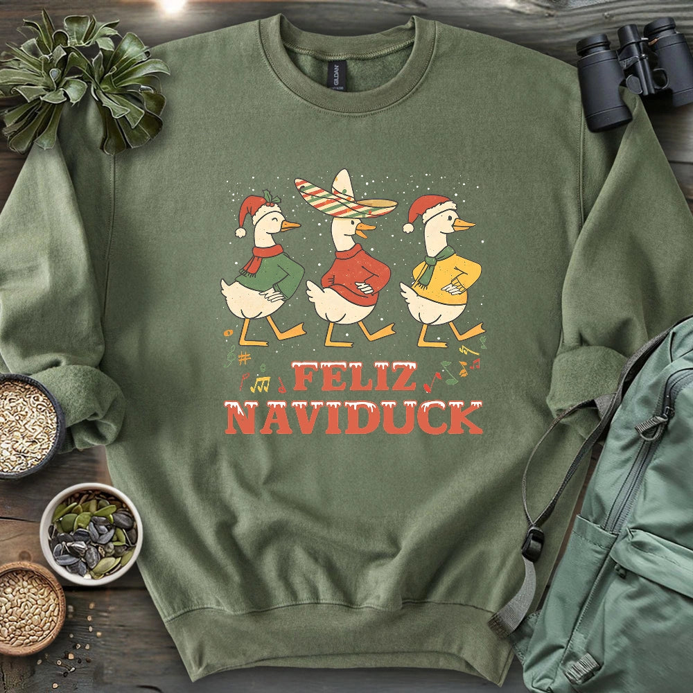 Feliz Naviduck Sweatshirt