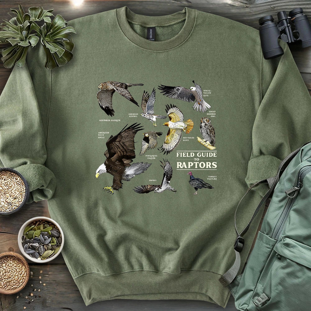 Field Guide To Raptors Sweatshirt