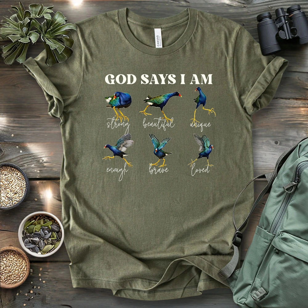 God Says I Am Wonderful T-shirt