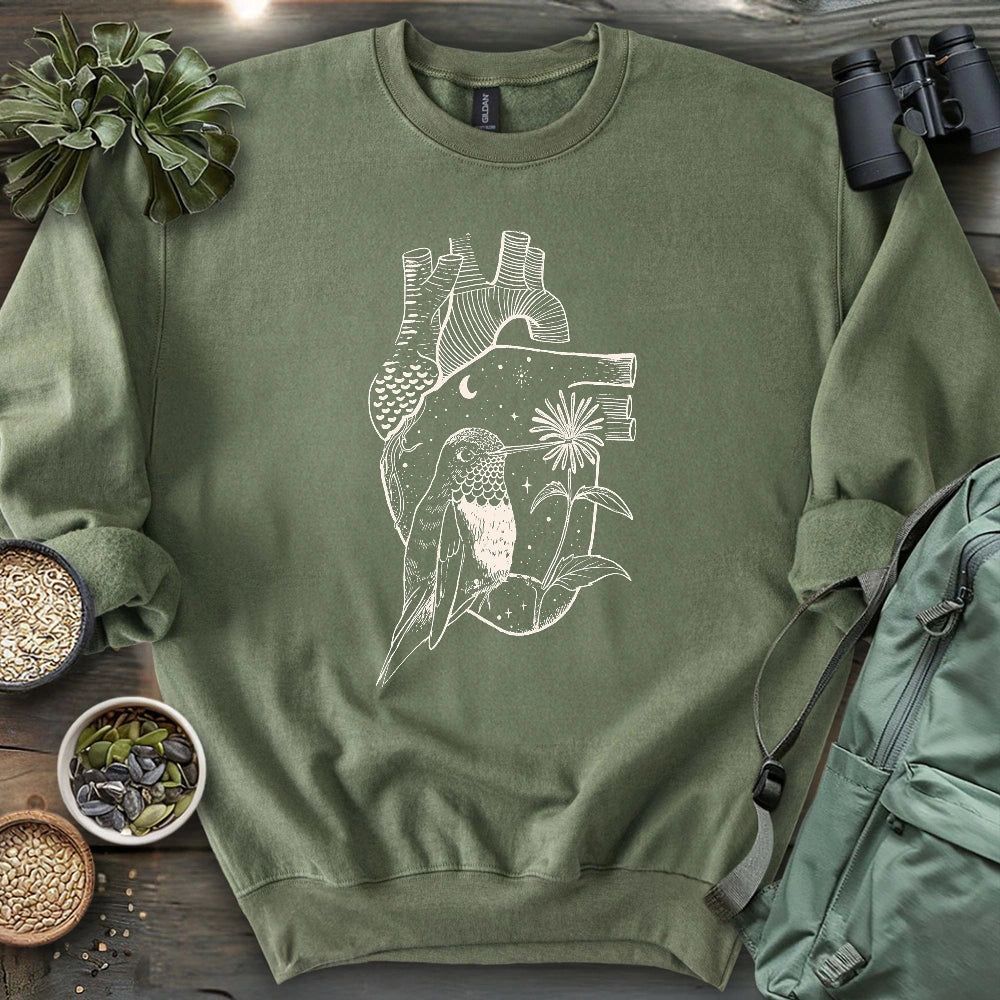 Heart Full of a Hummingbird Sweatshirt