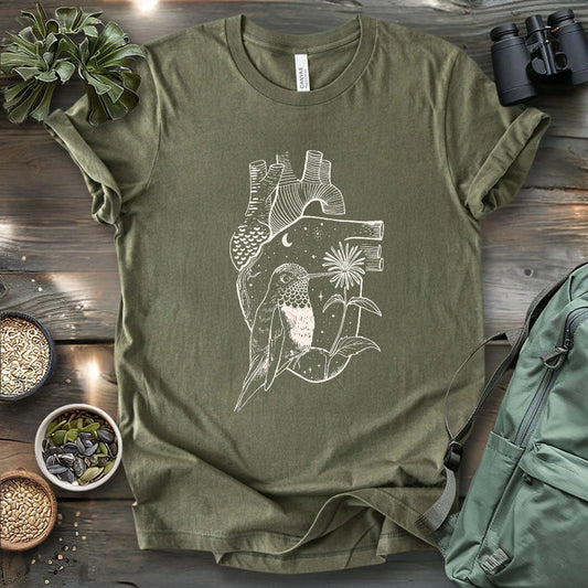 Heart Full of a Hummingbird T-shirt