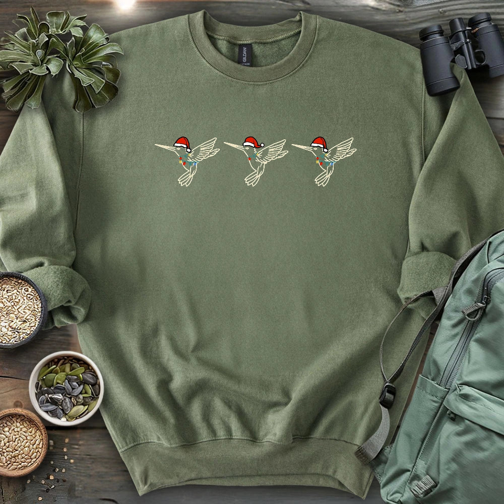 Hummingbird Santas Sweatshirt