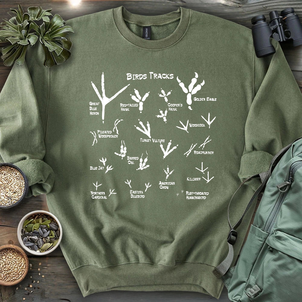 ID Bird Footprints Sweatshirt