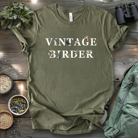 I'm A Vintage Birder T-shirt