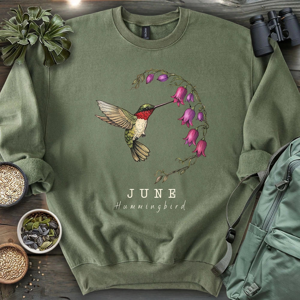 June Hummingbird Sweatshirt