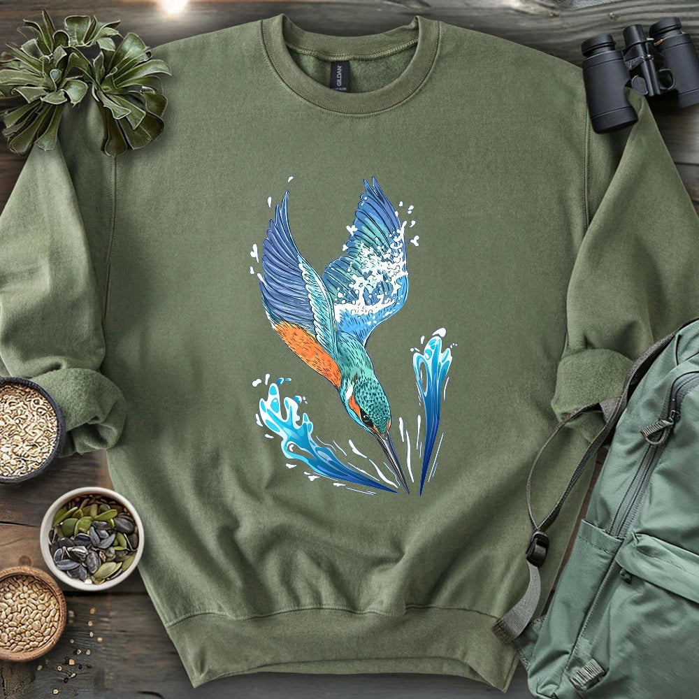 Kingfisher Diving Sweatshirt