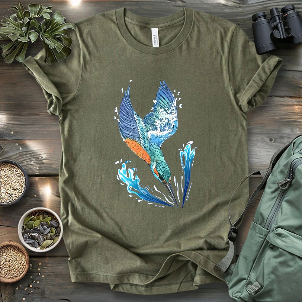 Kingfisher Diving T-shirt