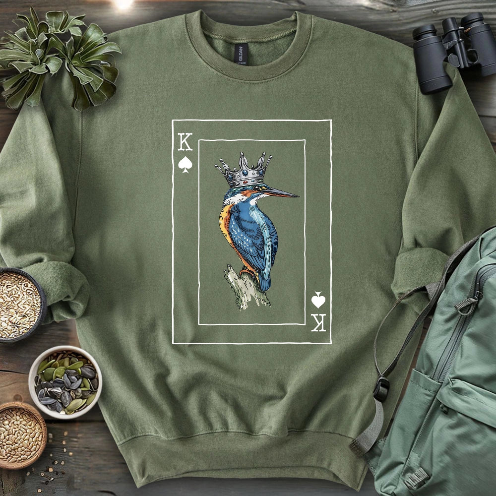 Kingfisher of Spades Sweatshirt