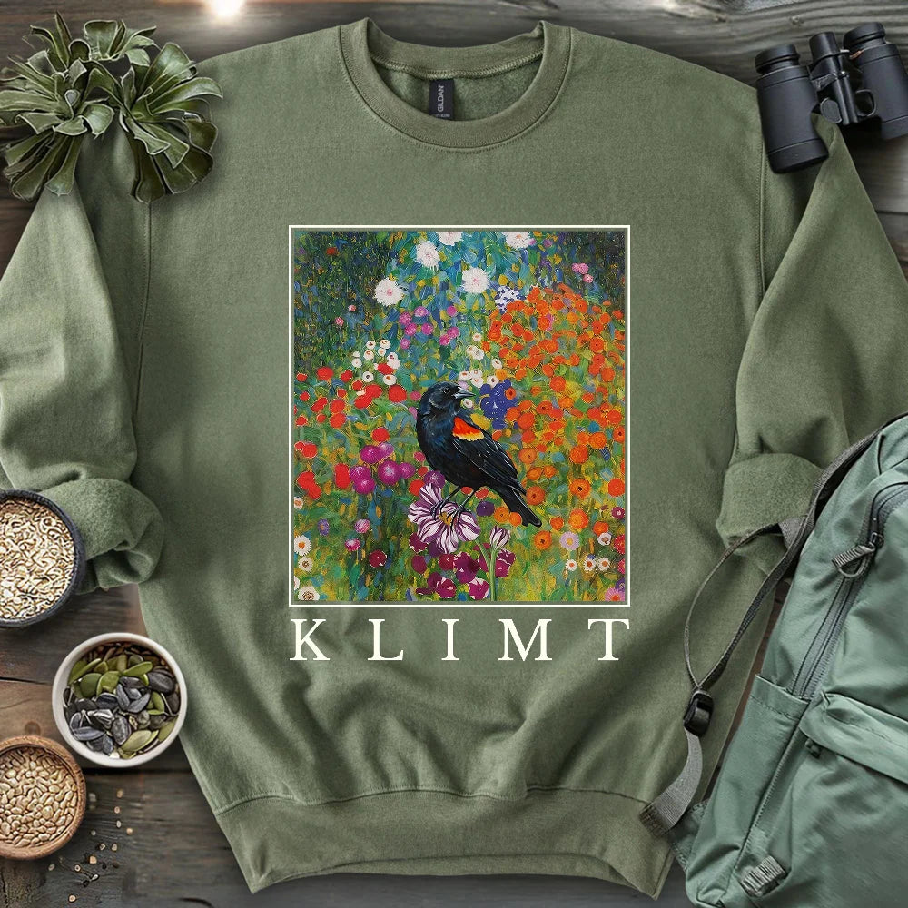 Klimt Blackbird Sweatshirt