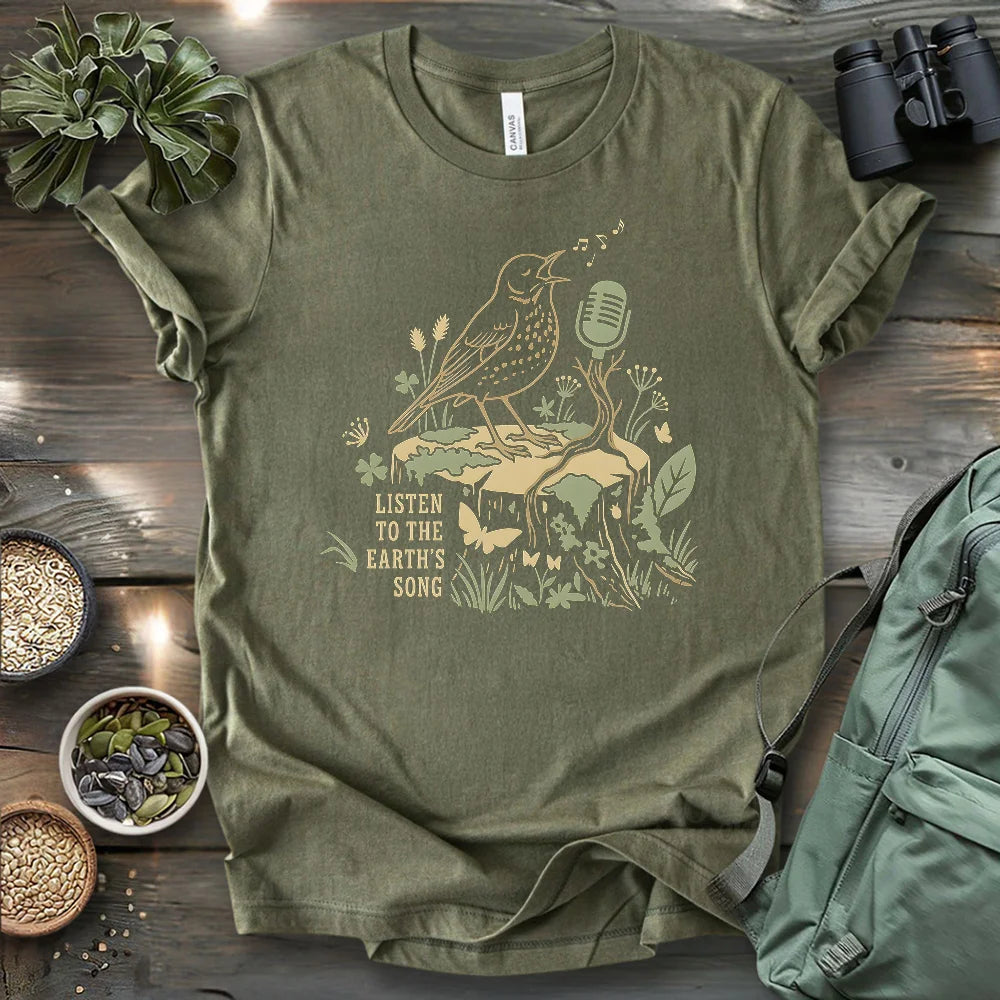 Listen To Earth Song T-shirt