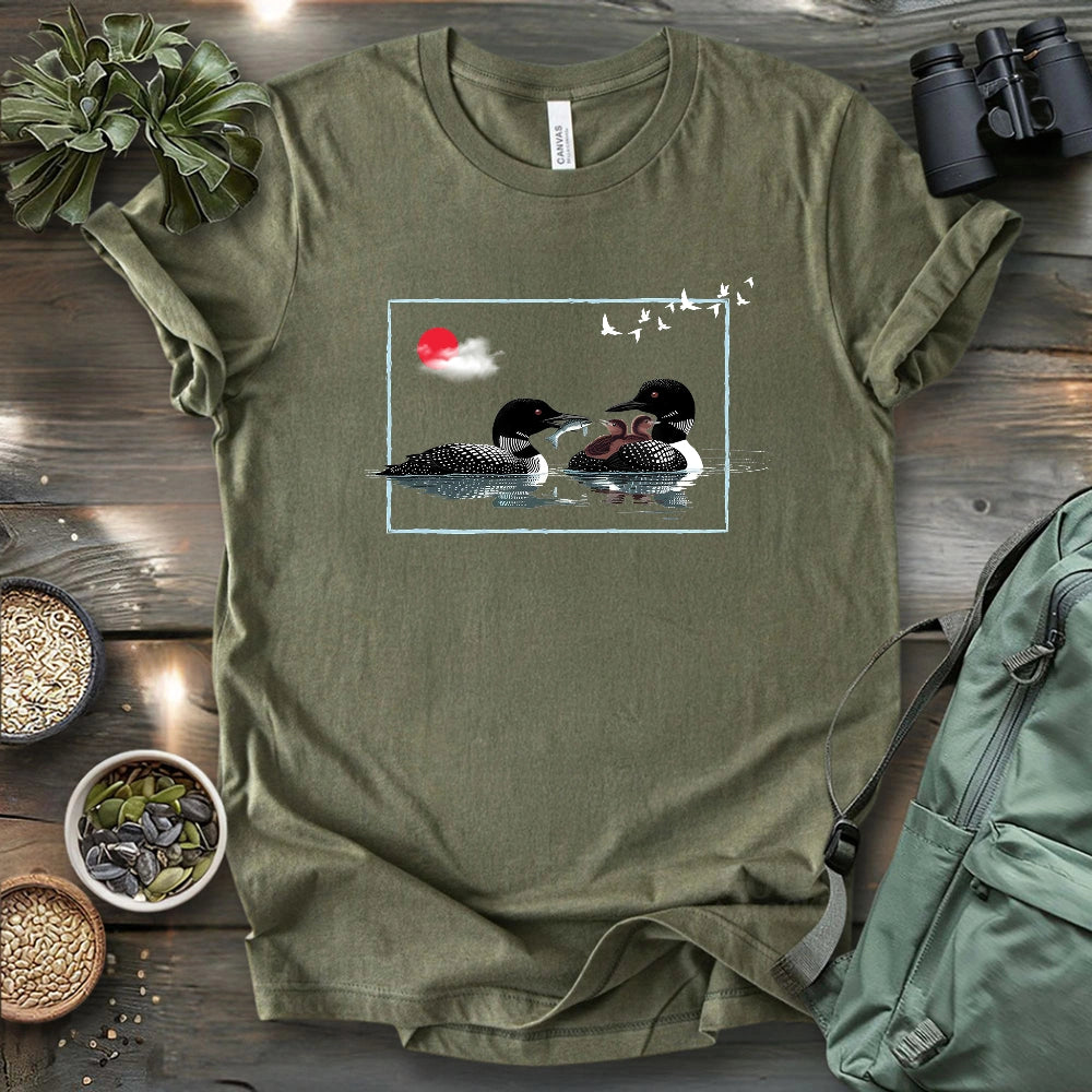 Loon Family T-shirt
