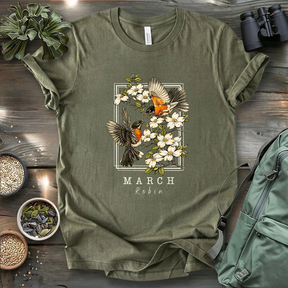 March Robin T-shirt