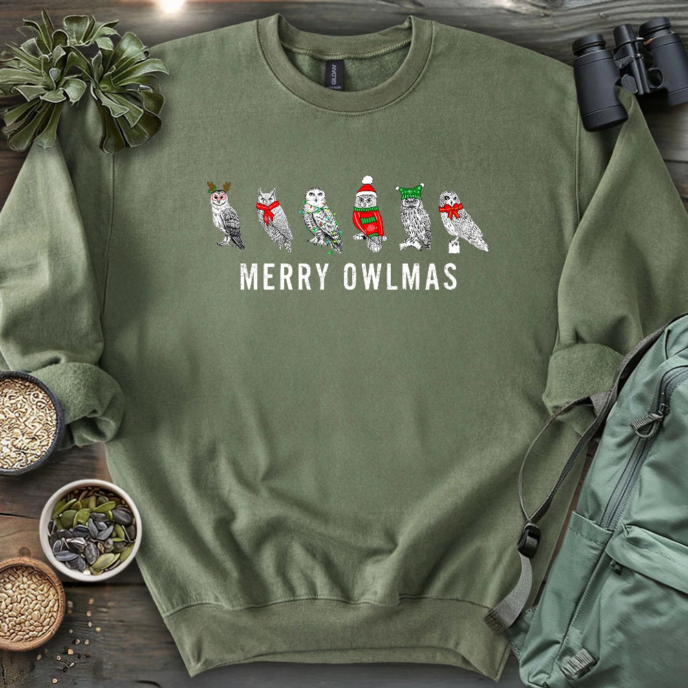 Merry Owlmas Sweatshirt