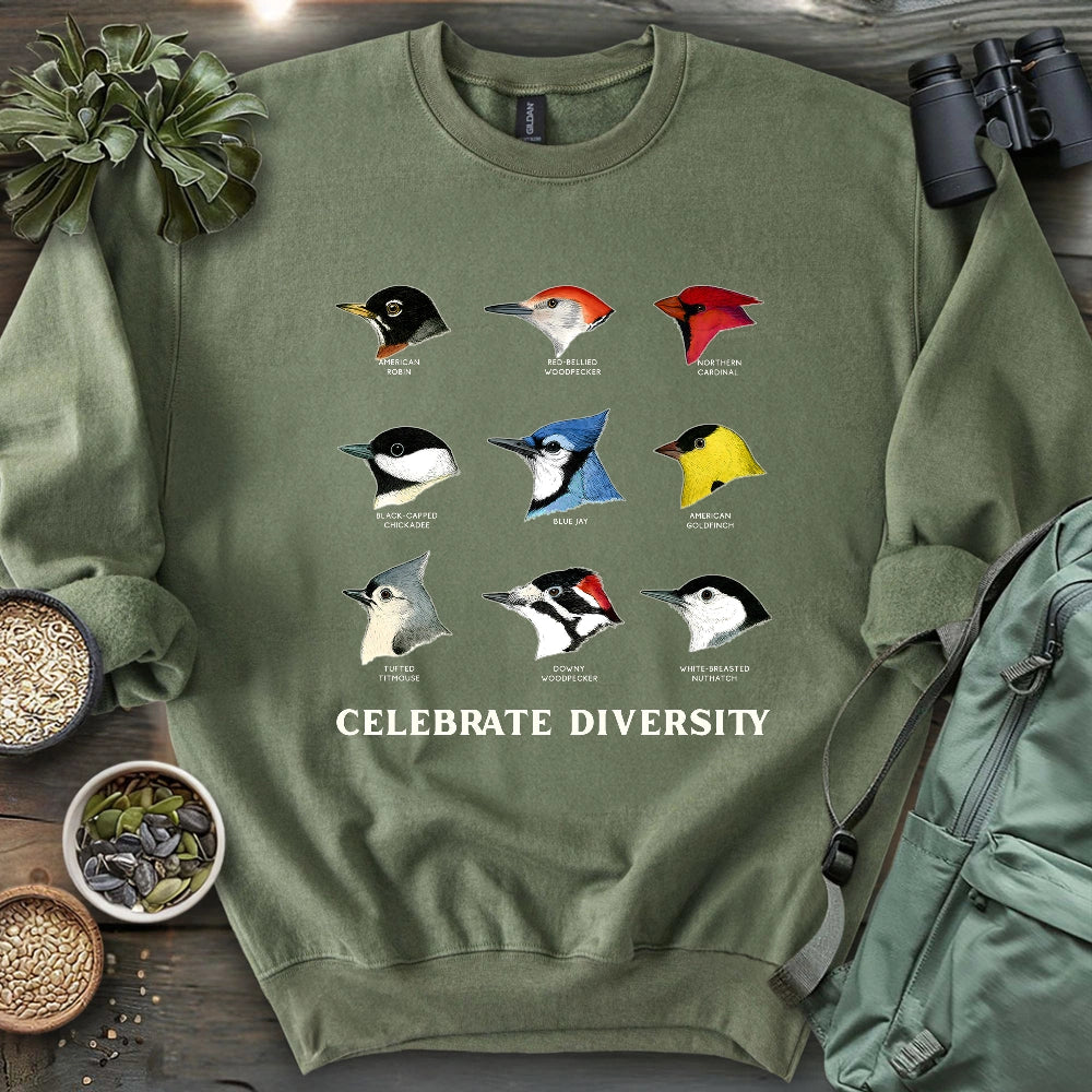 Northern Backyard Birds Sweatshirt