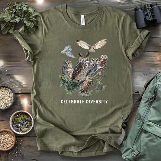 Owl Diversity T-shirt