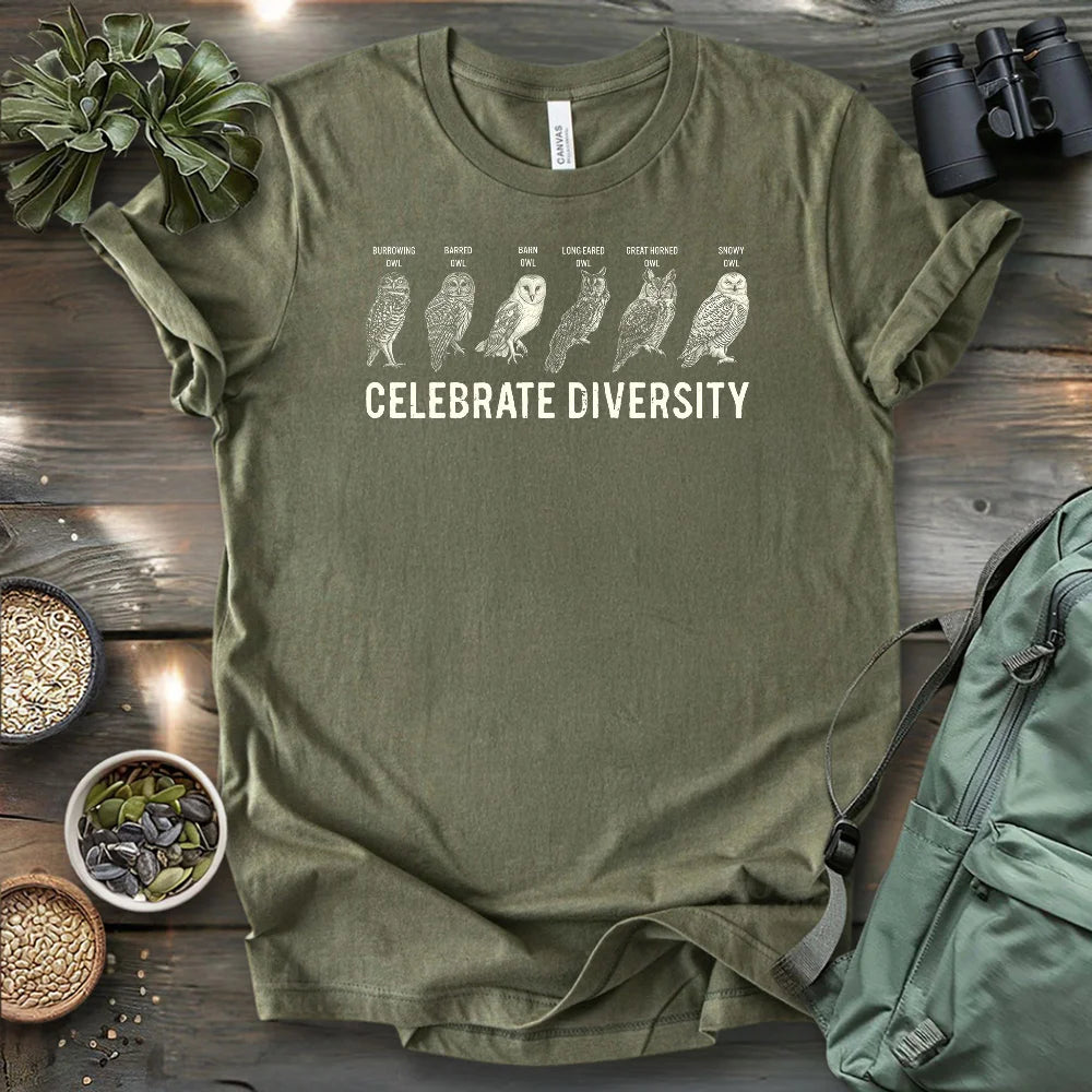 Owl Diversity T-shirt