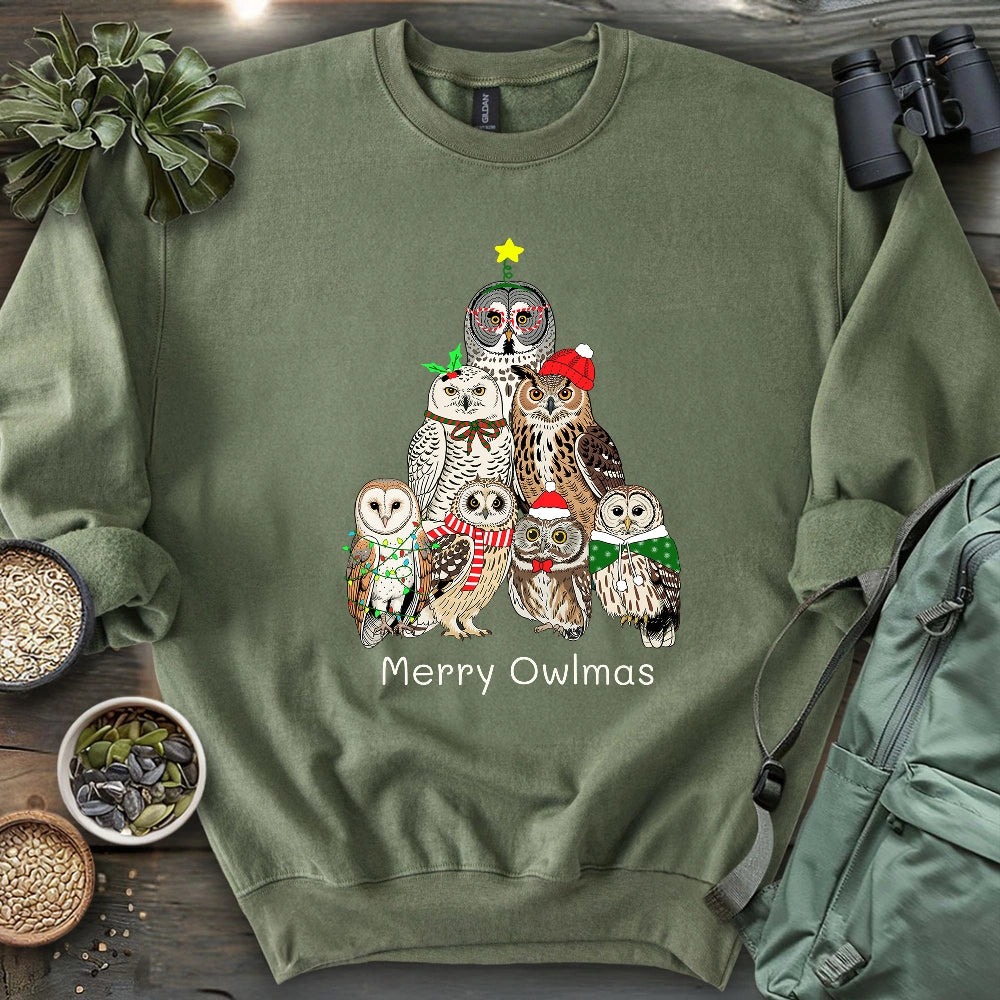 Owl Family Christmas Sweatshirt
