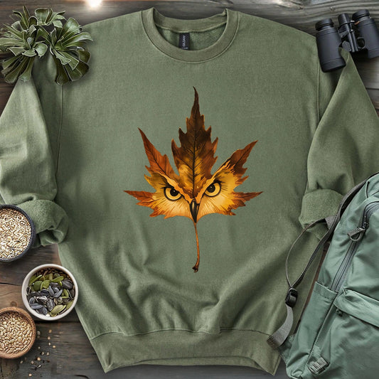 Owl Mapple Leaf  Sweatshirt