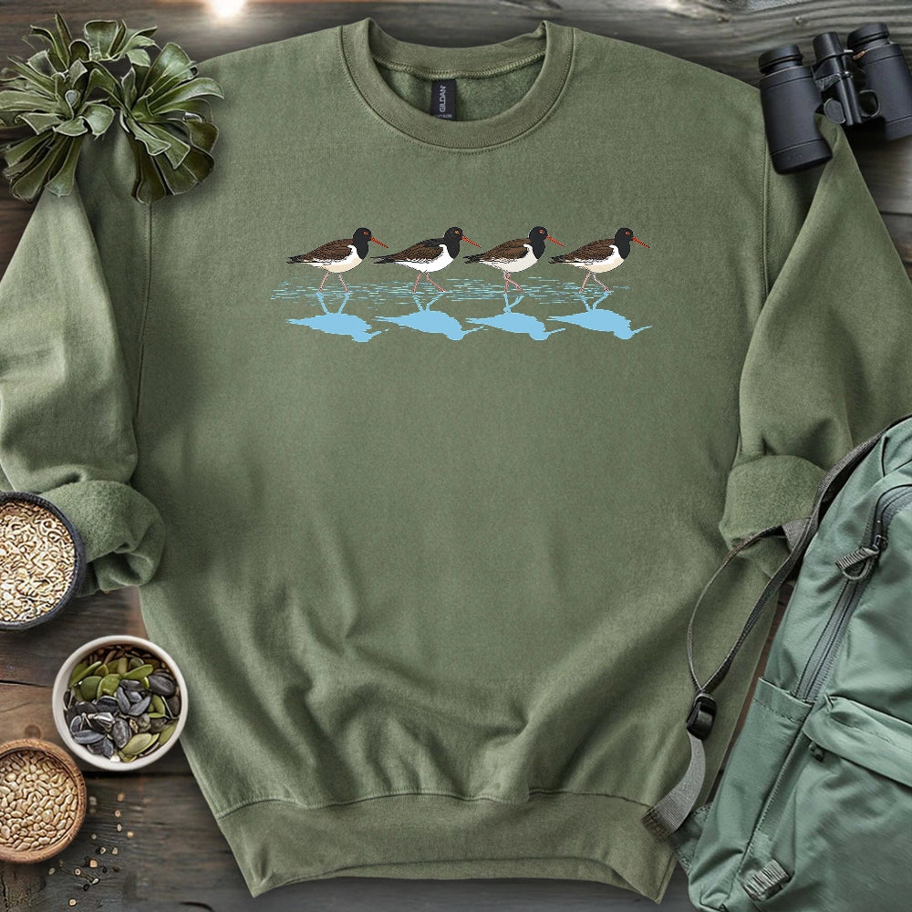 Oystercatchers Walking Sweatshirt