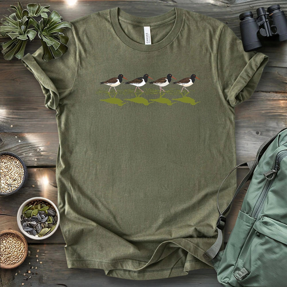 Oystercatchers Walking T-shirt