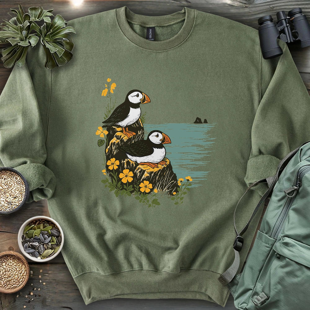 Peaceful Puffins Sweatshirt