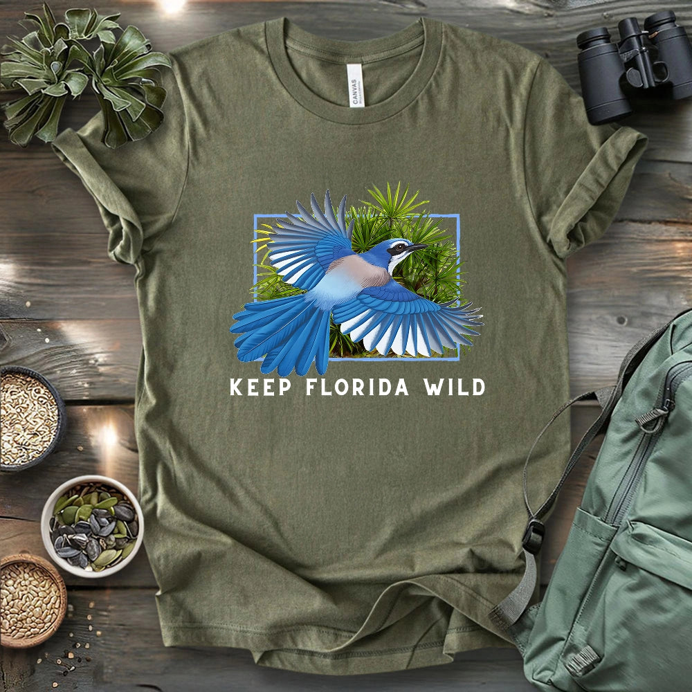 Protect Florida Scrub Jay T-shirt