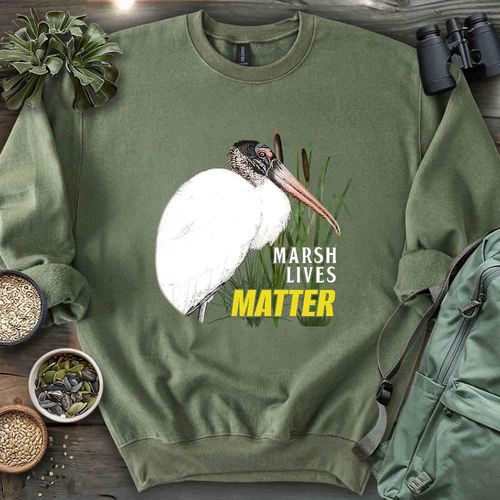 Protect Wood Stork Sweatshirt