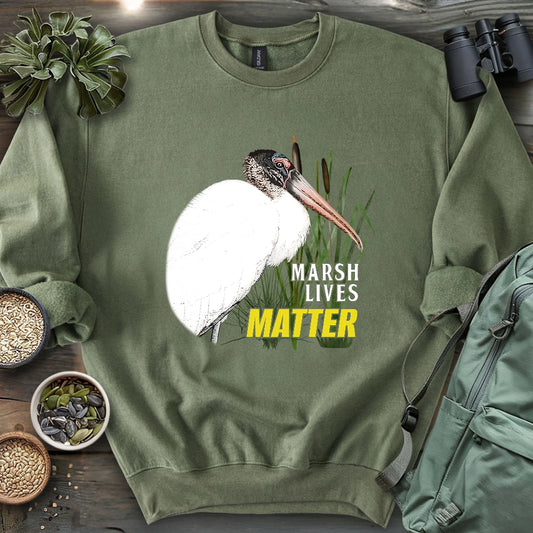 Protect Wood Stork Sweatshirt