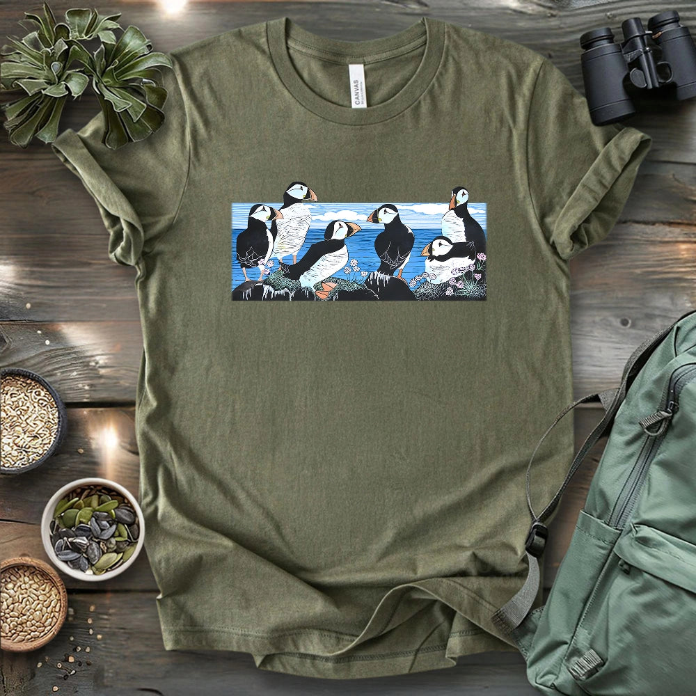 Puffin Circle T-shirt