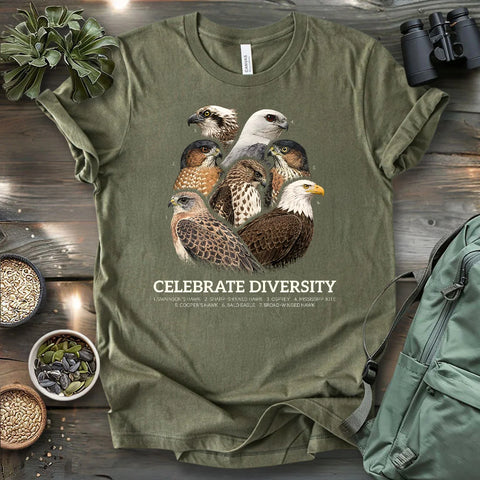 Raptor Diversity T-shirt