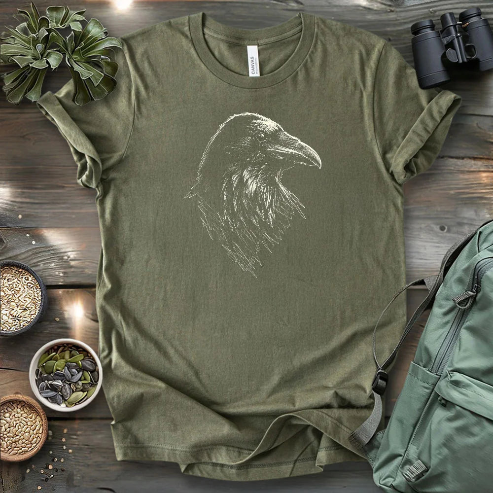 Raven Portrait T-shirt