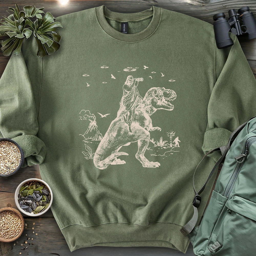 Riding Gators, Spotting Birds Sweatshirt