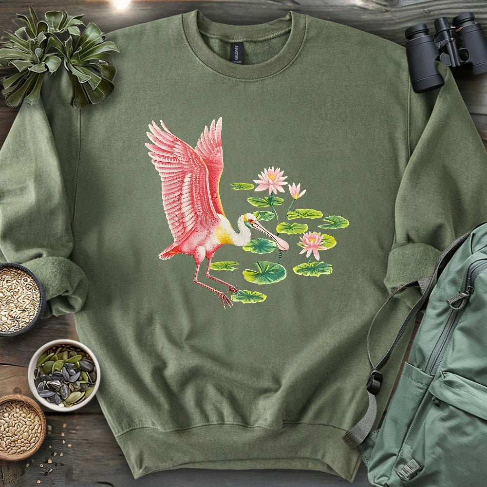 Roseate Spoonbill Sweatshirt