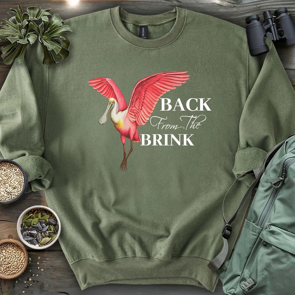 Spoonbill Back From The Brink Sweatshirt