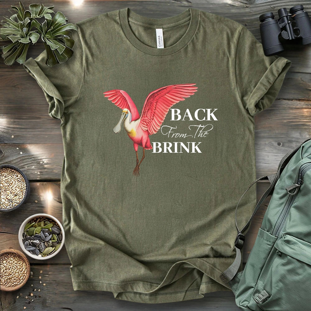 Spoonbill Back From The Brink T-shirt