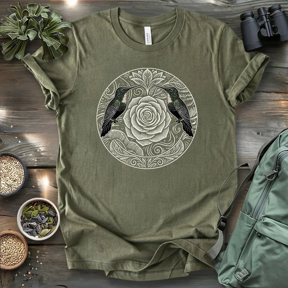Symmetry in Bloom T-shirt