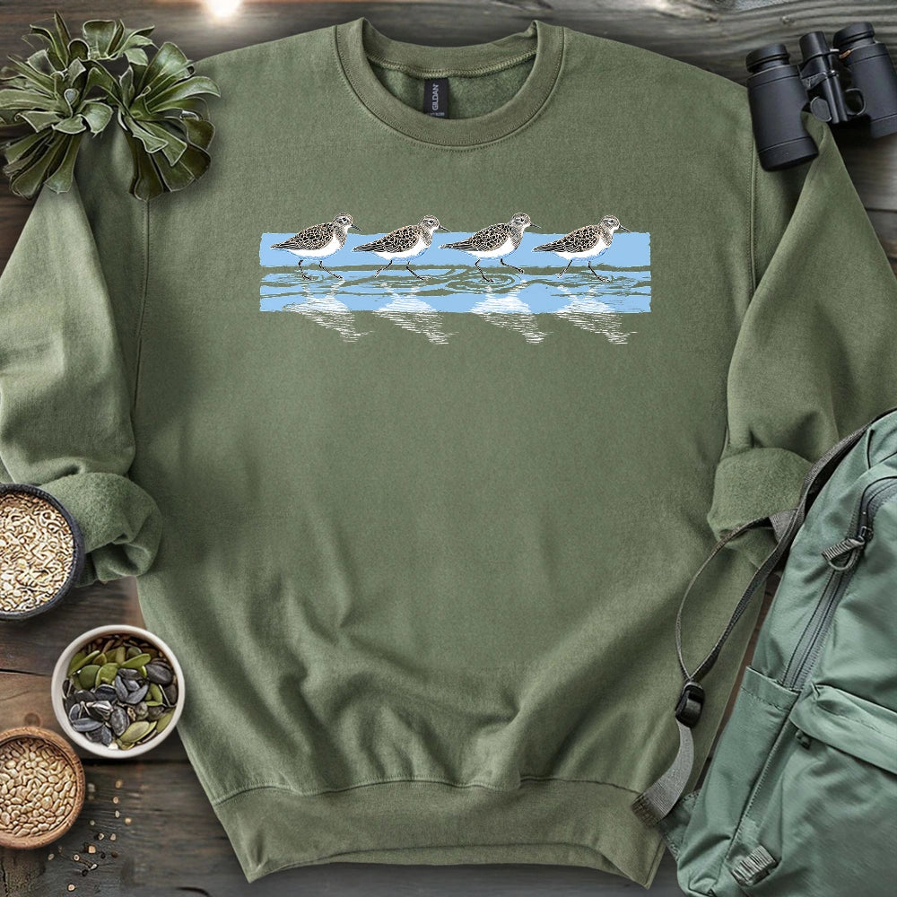 Tidewalking Sandpipers Sweatshirt
