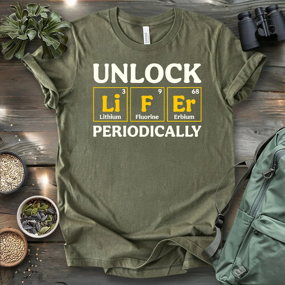 Unlock Lifer Periodically T-shirt