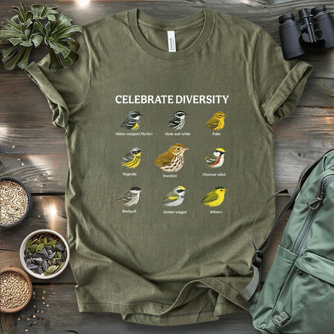 Warbler Diversity T-shirt