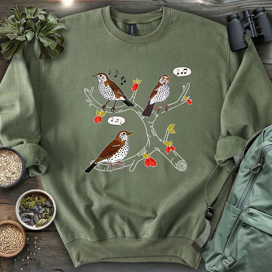 Wood Thrush's Song Sweatshirt