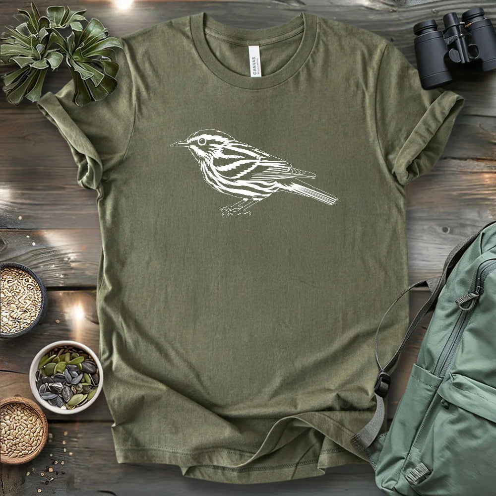 Zebra Warbler T-shirt
