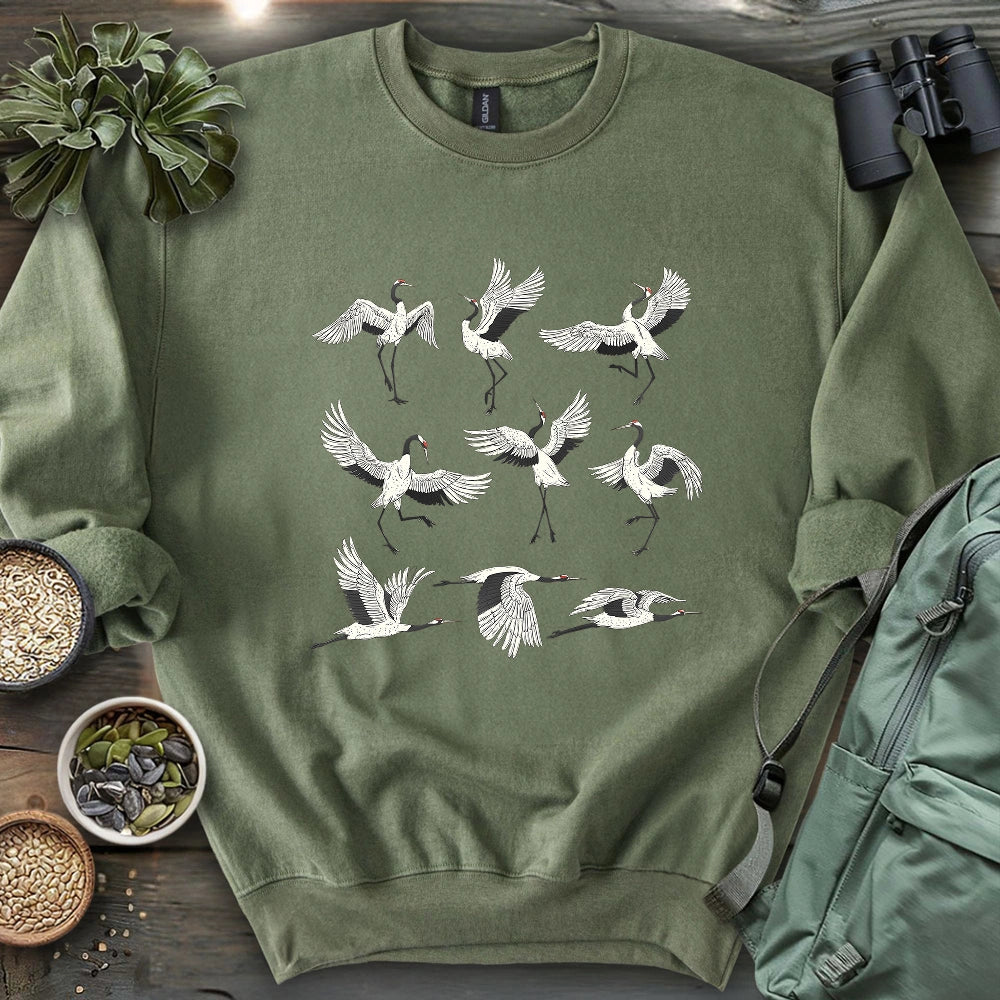 Graceful Cranes Sweatshirt
