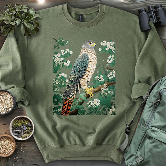 Hawk in Bloom Sweatshirt
