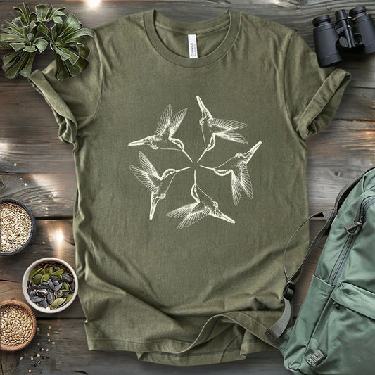 Hummingbird Flower T-shirt