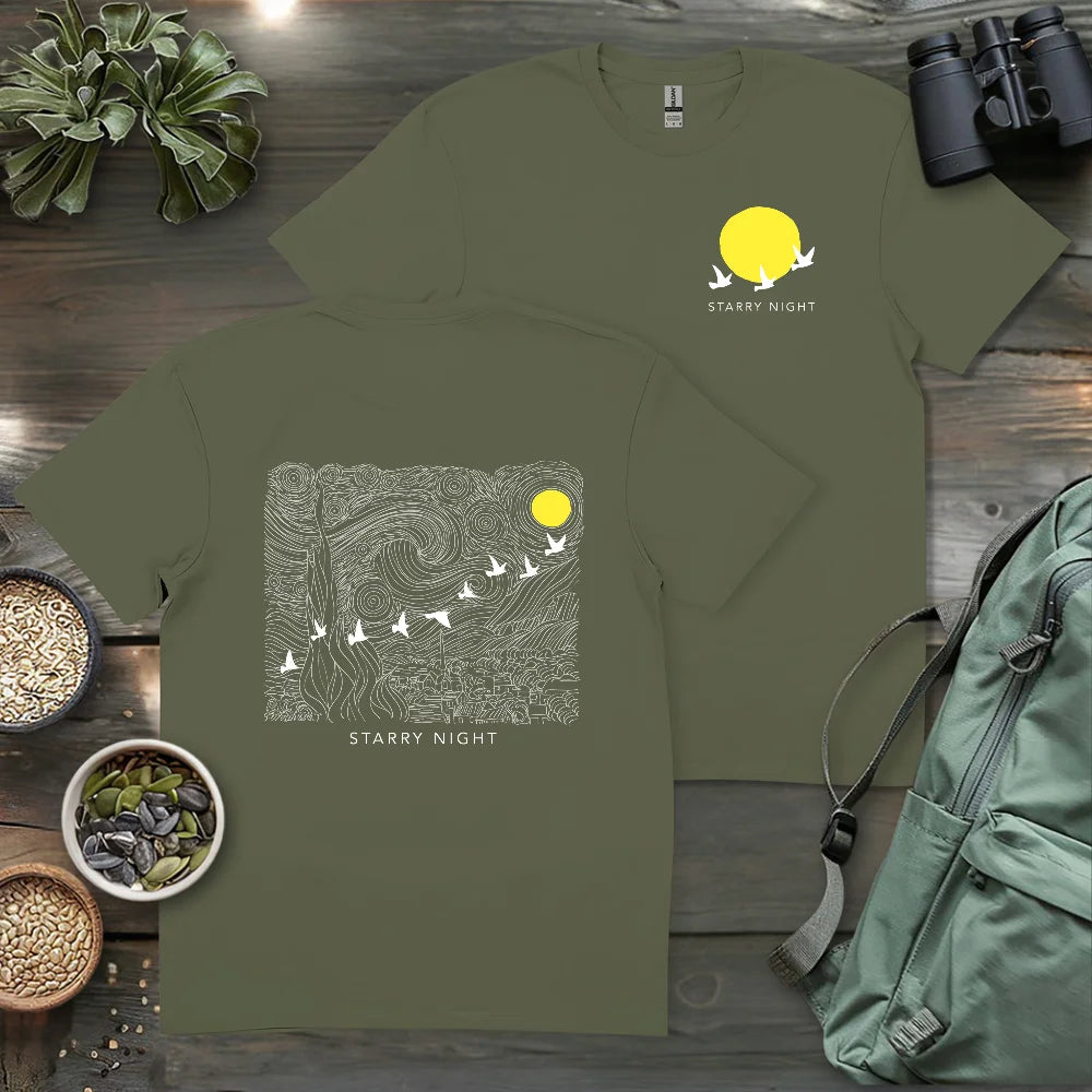 Starry Night Migration 2 Side T-shirt