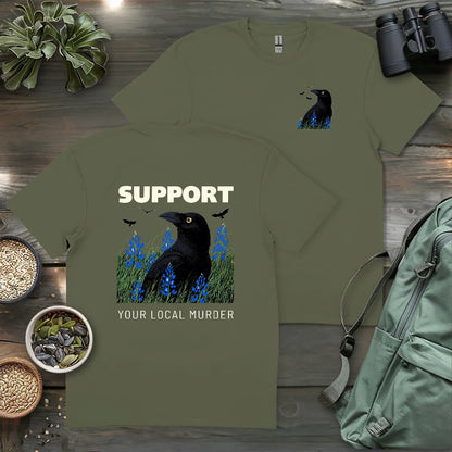 Support Your Local Murder 2 Side T-shirt