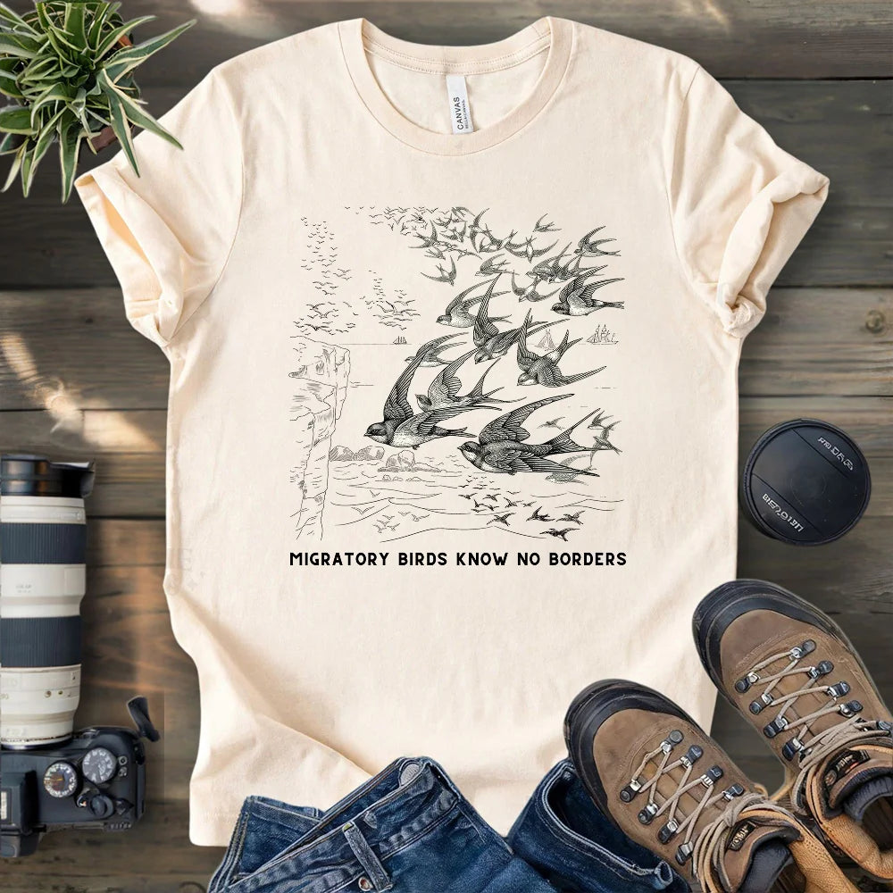 Birds Know No Border T-shirt