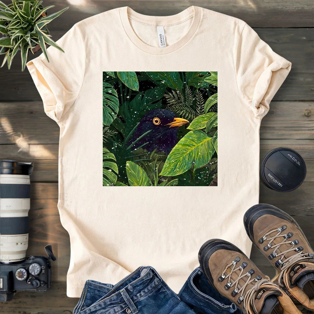 Blackbird In The Forest T-shirt
