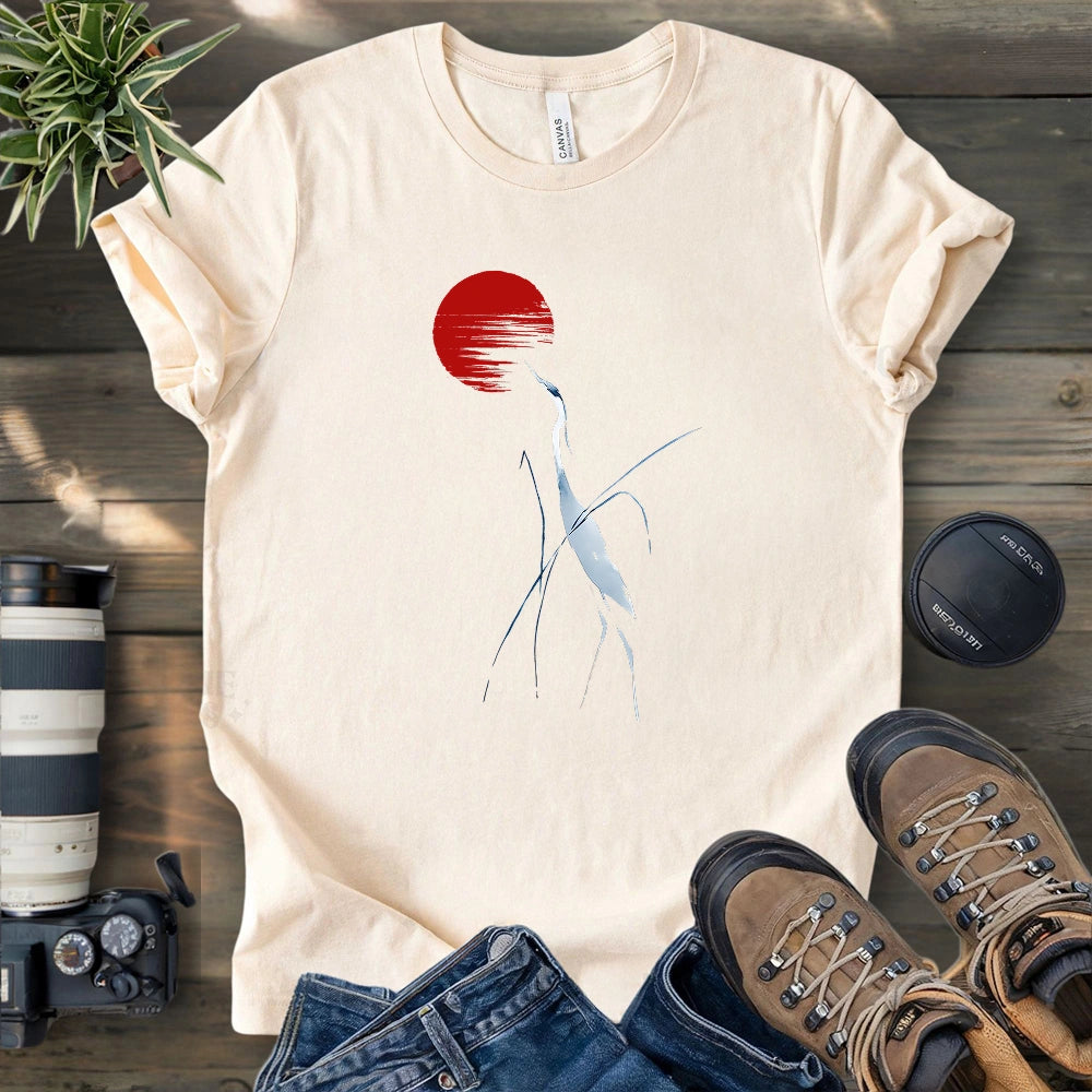 Crane Of The Dawn T-shirt
