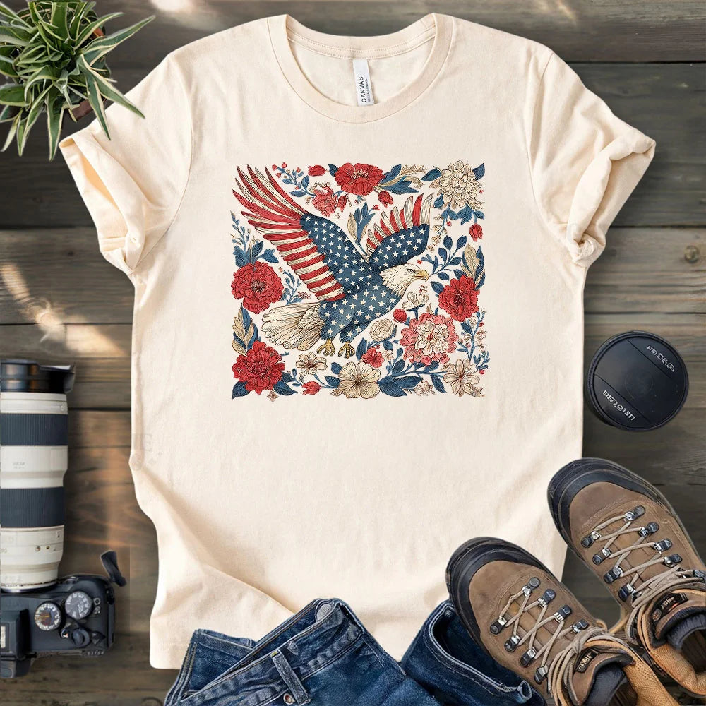 Eagle Of 4th Of July T-shirt